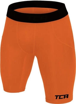 TCA SuperThermal Kompressions Unterwäsche Shorts orange