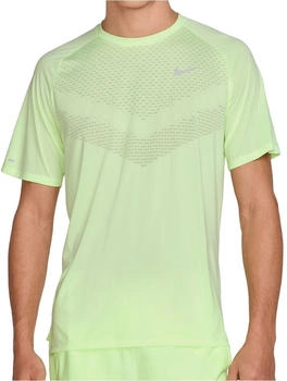 Nike Stride Dri-FIT ADV Kurzarm-Laufoberteil (Herren) (HV5203) barely volt/reflective silv