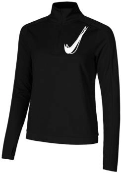 Nike Swoosh Dri-FIT Mid Layer mit Halbrei&szlig;verschluss f&uuml;rs Laufen (Damen) (HJ2225) black