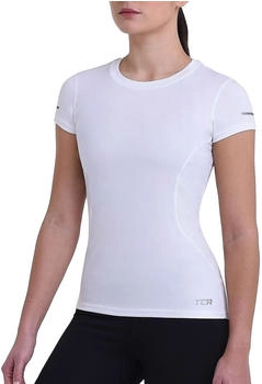 TCA Atomic Kurzarm T-Shirt Quickdry weiss