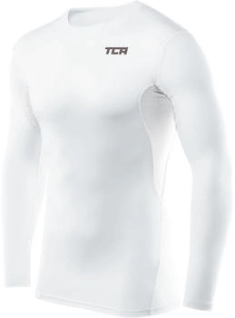 TCA HyperFusion Kompressionsshirt atmungsaktiv langarm weiss