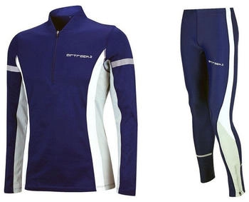 Airtracks Thermo Funktions Laufset Fleece Laufshirt Langarm Laufhose Lang