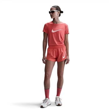 Nike One Swoosh Dri-FIT Kurzarm-Laufoberteil f&uuml;r Damen (HJ2204) magic ember