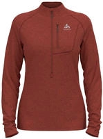 Odlo 542551, ODLO Damen Rolli Mid layer 1/2 zip TENCIA Braun female