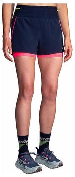 Brooks Laufshort High Point 2in1 dunkelblau