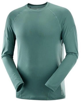 Salomon Cross Run L S Tee Funktionsshirt türkis