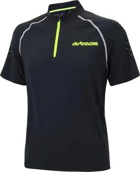Airtracks Laufshirt Kurzarm Pro Team schwarz