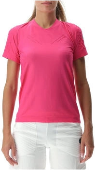 UYN Run Fit kurzarm Laufshirt pink peacock
