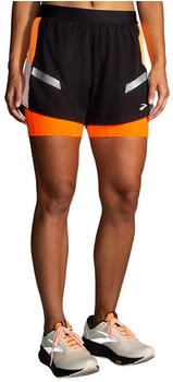Brooks Run Visible 2in1 Short schwarz