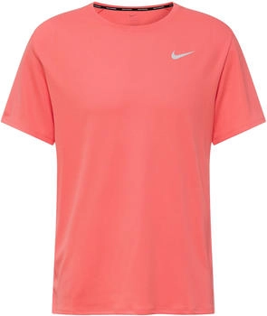 Nike Miler Dri-FIT UV Kurzarm-Laufoberteil für Herren - Pink DV9315-643