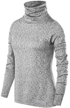 TCA Warm-Up Trichterkragen Thermo Lauf Oberteil hellgrau