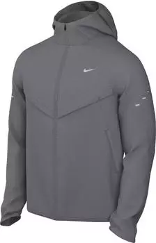 Nike Stride Repel-Laufjacke mit UV-Schutz (Herren) (HV4548) smoke grey/smoke grey/reflective silv
