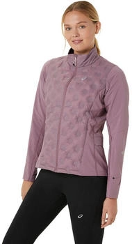 Asics Road Winter Jacke Damen pflaume