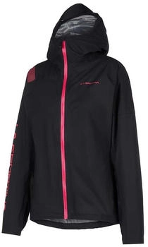 La Sportiva Pocketshell Jacke Damen schwarz hibiskus