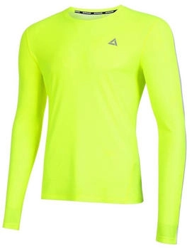 Airtracks Laufshirt Langarm Pro Line neon-weiß