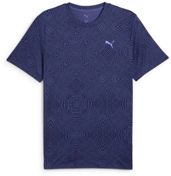 Puma Move Cloudspun AOP Tee blau kristall