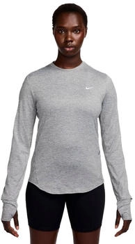 Nike Swift UV Lauf-Longsleeve mit Rundhalsausschnitt und Dri-FIT-Technologie (Damen) smoke grey/heather/heather