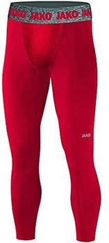 JAKO Compression lange Funktionshose rot