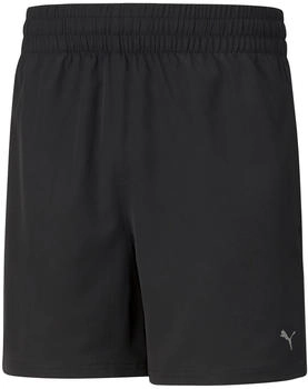 Puma Short Logo-Detail schwarz