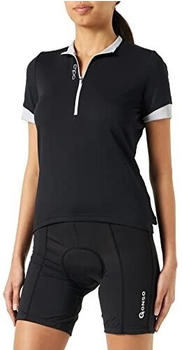 Odlo Radtrikot halber Rei&szlig;verschluss ESSENTIALS schwarz silbergrau