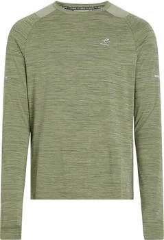 Energetics Langarmshirt melange grün