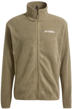 Adidas Terrex Funktionsfleecejacke oliv weiß
