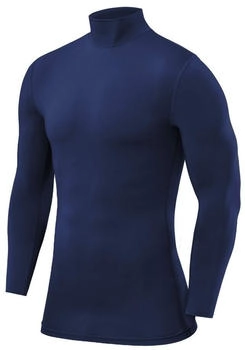TCA Compression Mock Langarmshirt sonic gelb