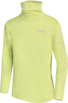TCA Warm-Up Trichterhals Thermo Laufshirt lichtgrün