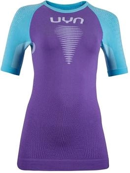 UYN Marathon Laufshirt deep lavander river blue white