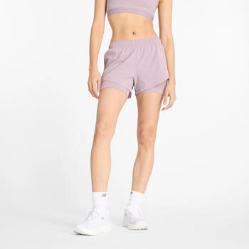 New Balance Woman RC 2-in-1 Short 3 (WS41287) ice wine