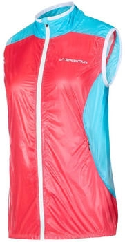 La Sportiva Briza Windbreaker Damen Weste rot blau