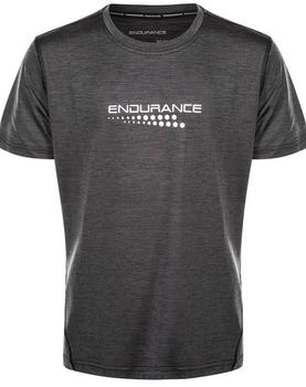 Endurance Funktionsshirt Drill Melange 1001BM schwarz meliert