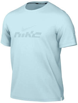 Nike Miler Flash Dri-FIT UV Kurzarm-Laufoberteil (Herren) - Blau IB4127-474