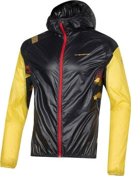 La Sportiva Blizzard Windbreaker Jacke schwarz gelb