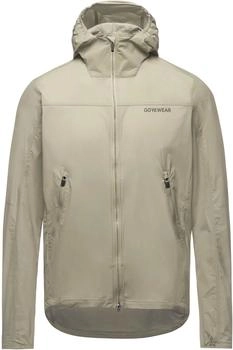 Gore Fernflow Windbreaker Kapuzenjacke beige