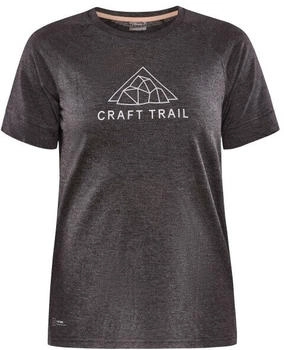 Craft Advance Trail Wool Short Sleeve Tee schwarz-meliert