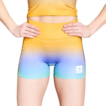 SAYSKY Drip Dye Combat kurze Tight mehrfarbig