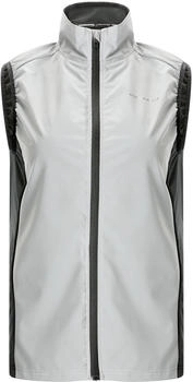 Endurance Laufweste Rumey Light Night Vest silber schwarz