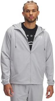 Under Armour Rival Windbreaker aus Webstoff 001 schwarz weiß