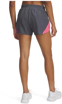 Under Armour fly-by shorts castlerock super pink reflective 027