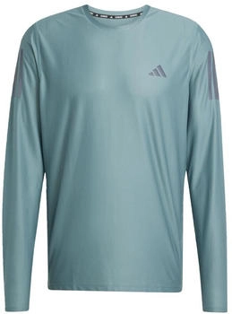 Adidas Own The Run Longsleeve Laufshirt dunkelgr&uuml;n