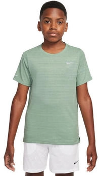 Nike Dri-FIT Miler Trainingsoberteil gr&uuml;n schwarz