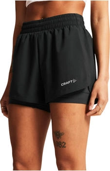 Craft ADV Essence 2-in-1 Shorts Laufshorts schwarz