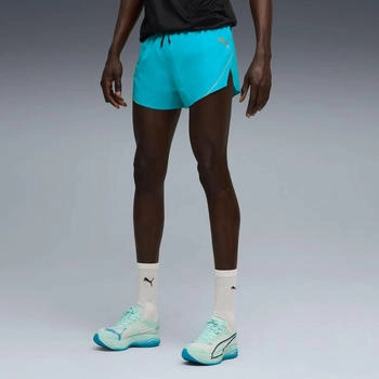 Puma Raceday Ultraweave Split Laufshorts blau speed blue