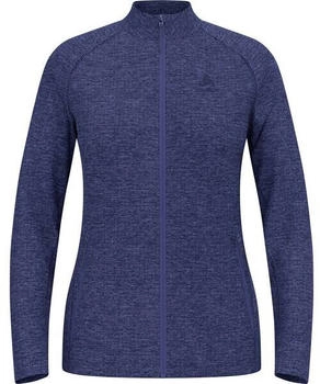 Odlo The FLI Mid Layer zip skipper blau meliert 21122