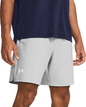 Under Armour Launch 7'' Unlined Shorts mod grau weiß