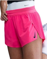 Nike FN2328-645, Nike AeroSwift Laufshorts Damen - pink, schwarz, Gr&ouml;&szlig;e L berry