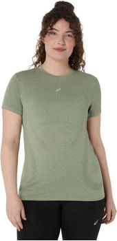Asics Road Seamless SS Top Monument blau grün