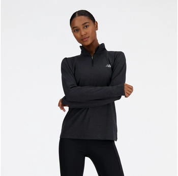 New Balance Sport Essentials Space Dye Quarter Zip Fleecejacke schwarz