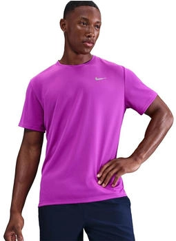 Nike Miler Laufshirt lila silber